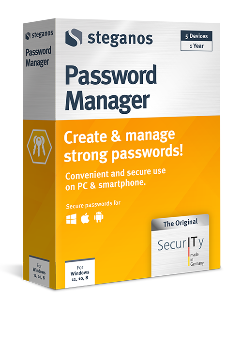 Steganos Password Manager Box